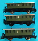1/87 Набор 3 пассажирских вагона