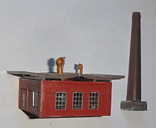 1/160 N Фабричное здание с трубой