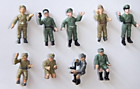 Набор окрашенных фигурок  " Германские солдаты" в масштабе 1/72