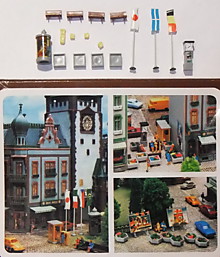 1/160 N Городские аксессуары, набор №12, масштаб (N)1/160