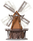 1/160 N  Ветряная мельница Kibri 37302 Windmill Fehmarn N(1:160)