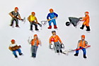 Набор фигурок из 8 штук "Рабочие". НО/1:87. № 3637
