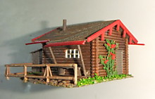 1/120-1/87 Бревенчатый домик
