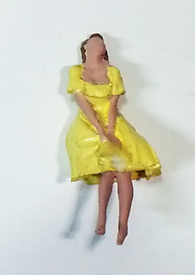 Фигурка 1/43  Девушка из 50-х Pin Ap"