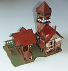 1:87 Минидиорама " Средневековая таверна" туристическийй объект"