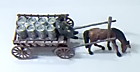 1/87 Крестьянская телега (повозка) с грузом, собранная окрашенная модель № 169