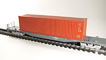 1/160 Вагон грузовой с контейнером