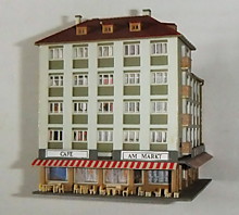 1/160 N Большой современный городской угловой дом с летним кафе