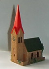 1:160 (N) Модель небольшой церкви старого города
