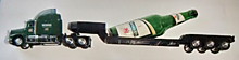 1/87 Автомобиль грузовой с прицепом и рекламной бутылкой